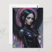 サイバーパンクダークエンジェルファンタジー ポストカード (正面/裏面)