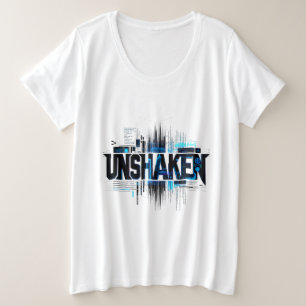 サイバーパンクテクノロジーのビッグサイズTシャツ - Unshaken プラスサイズTシャツ
