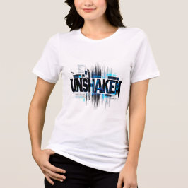 サイバーパンクテクノ女子Tシャツ - Unshaken トライブレンドTシャツ