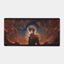 サイバーパンクデスクマット