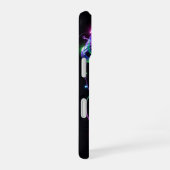 サイバーパンクネオンクラゲアート iPhone 16ケース (右側面)