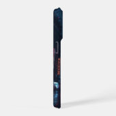 サイバーパンクネオンシティー電話ケース iPhoneケース (右側面)