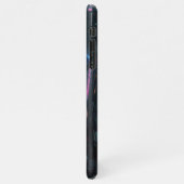 サイバーパンクネオン宇宙船のケース iPhoneケース (左側)