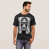 サイバーパンクハッカーコンピュータギークデザイン_17 Tシャツ (正面フル)