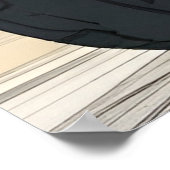 サイバーパンクバイクもしくは自転車に乗る人 ポスター (角)