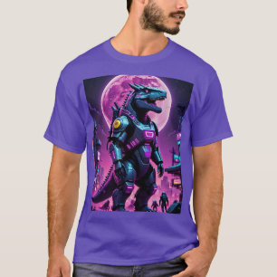 サイバーパンクメカディノムーンライトティー Tシャツ