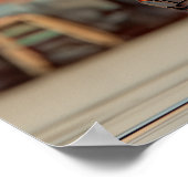 サイバーパンク侍メカ円錐形の帽子 ポスター (角)