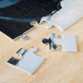 サイバーパンク反乱少女 – スタイリッシュデジタルアート ジグソーパズル (側面)