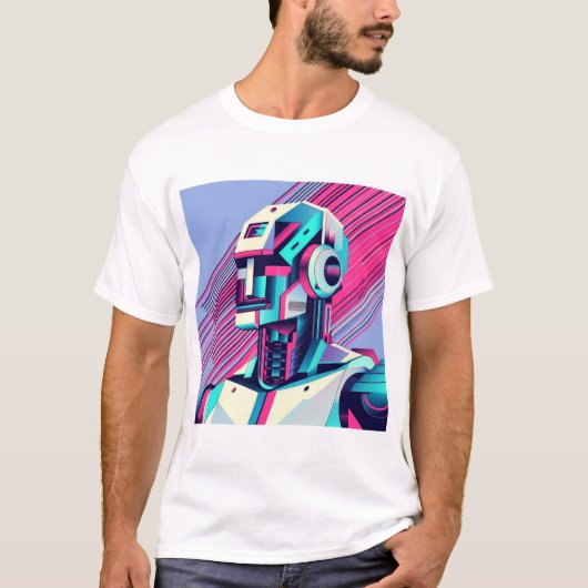 サイバーパンク反射 Tシャツ (正面)