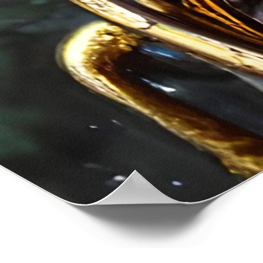 サイバーパンク女性戦士 | AIアートポスター ポスター (角)