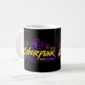 サイバーパンク好き コーヒーマグカップ (正面左)
