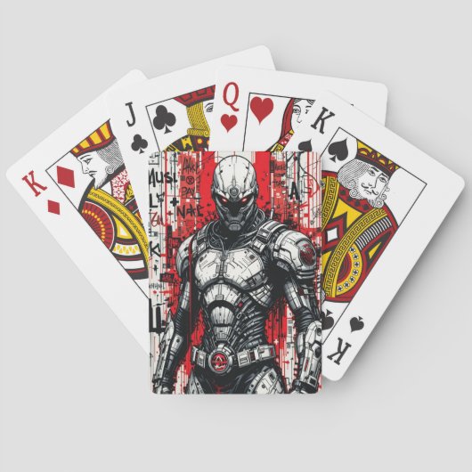 サイバーパンク戦士グラフィティ遊のカード トランプ (裏面)