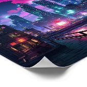 サイバーパンク東京リバーフロント ポスター (角)