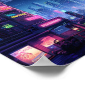 サイバーパンク東京ルーフトップシティ ポスター (角)