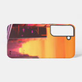 サイバーパンク銀河系s22電話ケースAIアート Samsung Galaxyケース (裏面横)