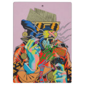 サイバーパンク，アニメ，マンガ，酸，サイバー，アート クリップボード (裏面)