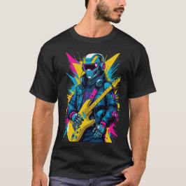 サイバーパンク ギタリスト Tシャツ