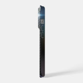 サイバーパンク グロー iPhone 15 Pro ステッカー - エレクトリック ネ iPhoneケース (左側面)