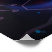 サイバーパンク ゲーミングコントローラー ネオン「GAMING ZONE」 ポスター (角)