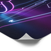サイバーパンク ゲーミングコントローラー ポスター (角)