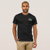 サイバーパンク スカルTシャツ - 古代vs未来のテクノロジーW Tシャツ (正面フル)