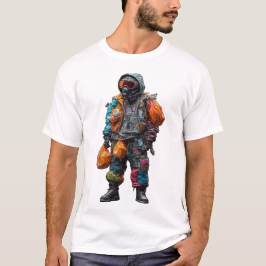 サイバーパンク テックウェア サバイバー P Tシャツ (正面)