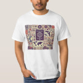 サイバーパンク デザイン Tシャツ (正面)