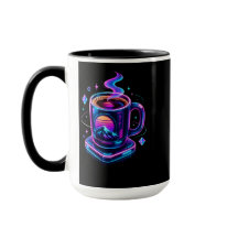 サイバーパンク ネオン コーヒーマグ