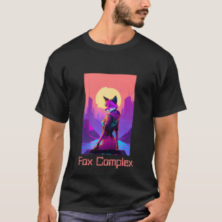 サイバーパンク フォックス Tシャツ