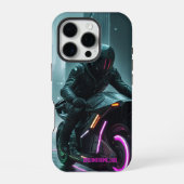 サイバーパンク/レトロな美意識のデザイン iPhoneケース (裏面)