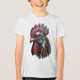 サイバーパンク ロースター 虹色 メカアート トライブレンドＴシャツ