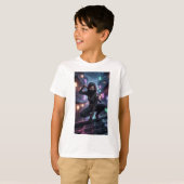 サイバーパンク 忍者 ワーシャツ Tシャツ (正面フル)