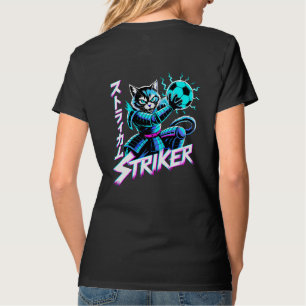 サイバーパンク 猫 キーパー Tシャツ レディース