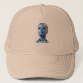 サイバーパンク AI 人間回路基板 キャップ (正面)