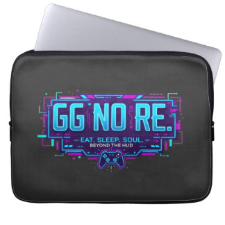 サイバーパンク GG NO RE ゲーミングデザイン - ネオンゲーマー ラップトップスリーブ