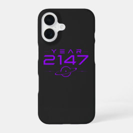 サイバーパンクSFの未来 2147年 iPhone 16ケース
