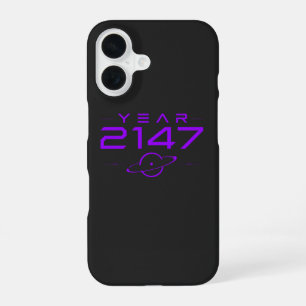 サイバーパンクSFの未来 2147年 iPhone 16ケース