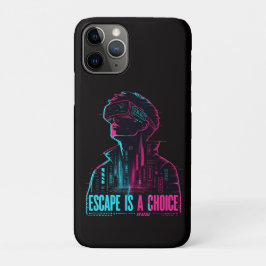 サイバーパンクVR脱出の選択iPhoneケース iPhone 11 Proケース