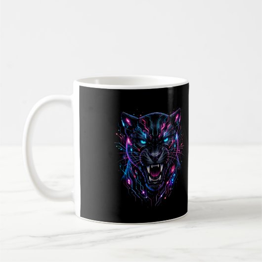 サイバーパンサー コーヒーマグカップ (左)