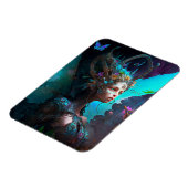 サイバーフェアリーファンタジーアート マグネット (左側)