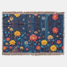 サイバーブルーイッシュ開花 スローブランケット