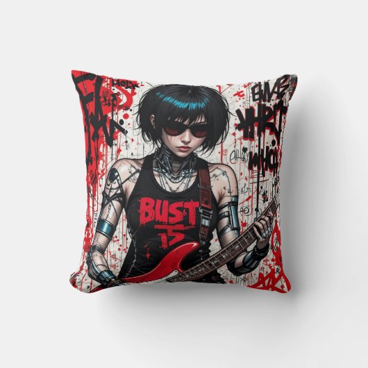 サイバーベース反乱装飾用クッション クッション (正面)