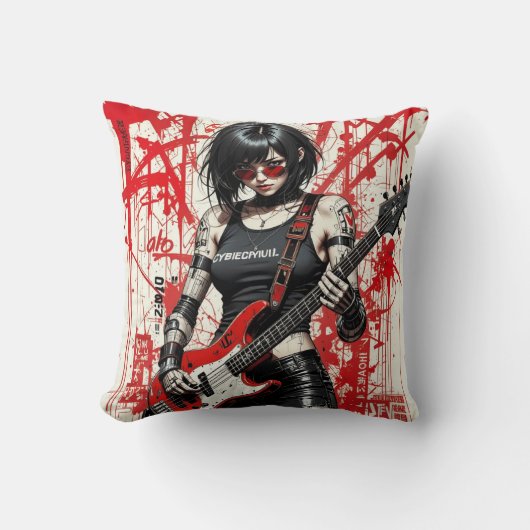 サイバーベース反乱装飾用クッション クッション (正面)