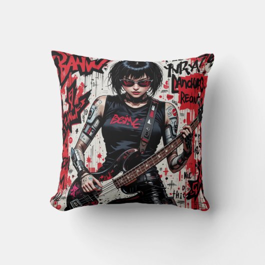 サイバーベース反乱装飾用クッション クッション (正面)