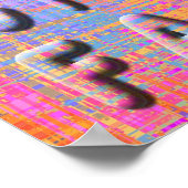 サイバーペイント工場でのピクセル爆発 ポスター (角)