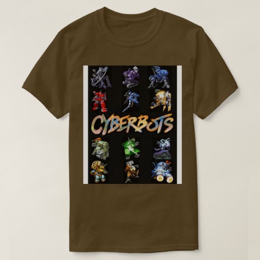 サイバーボット Tシャツ (デザイン正面)