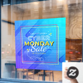 サイバーマンデーカスタマイズターの売上比率バナー ウィンドウサイン (カフェ窓)