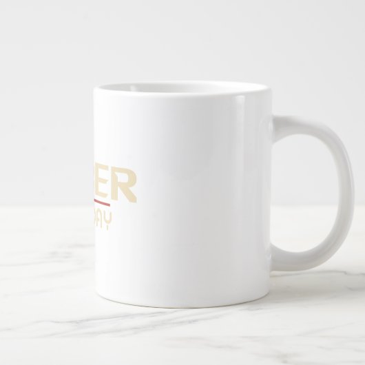 サイバーマンデーマグデザイン,レトロヴィンテージ ジャンボコーヒーマグカップ (右)