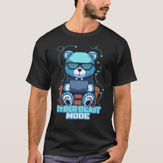 サイバーモードベア Tシャツ (正面)