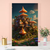 サイバーライオン：未来的な幾何学的ヘッド アクリルサイン (ウェディング)